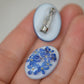 Forget-me-not big brooch