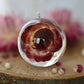 Strawflower autumn necklace