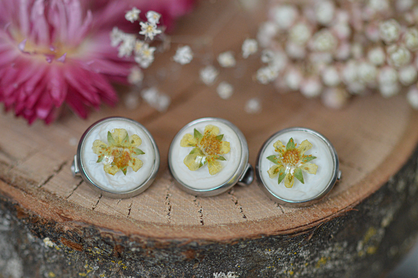 Potentilla brooch