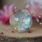 Blue hydrangea necklace