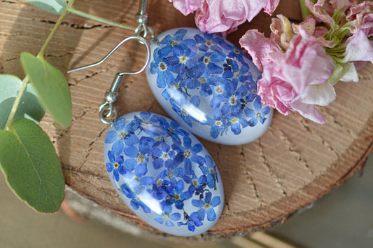 Forget-me-not earrings