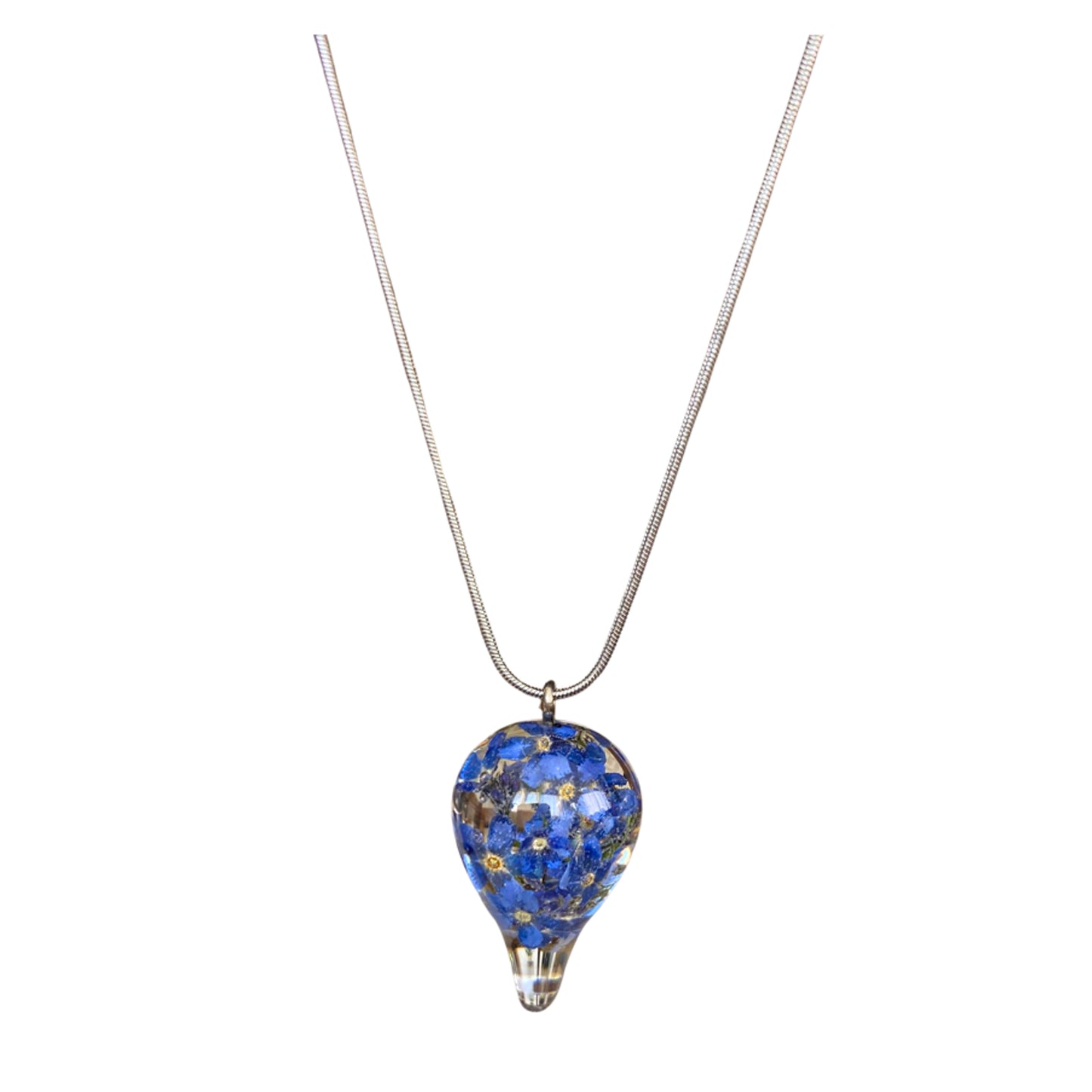 Forget-me-not necklace