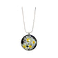 Necklace with real daisies