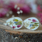 Natural summer earrings