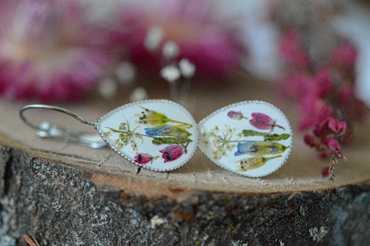 Natural summer earrings