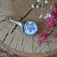 Forget-me-not little drop necklace