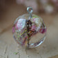 Pink garden necklace