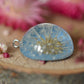 Blue dandelion necklace