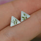 Triangle fern studs