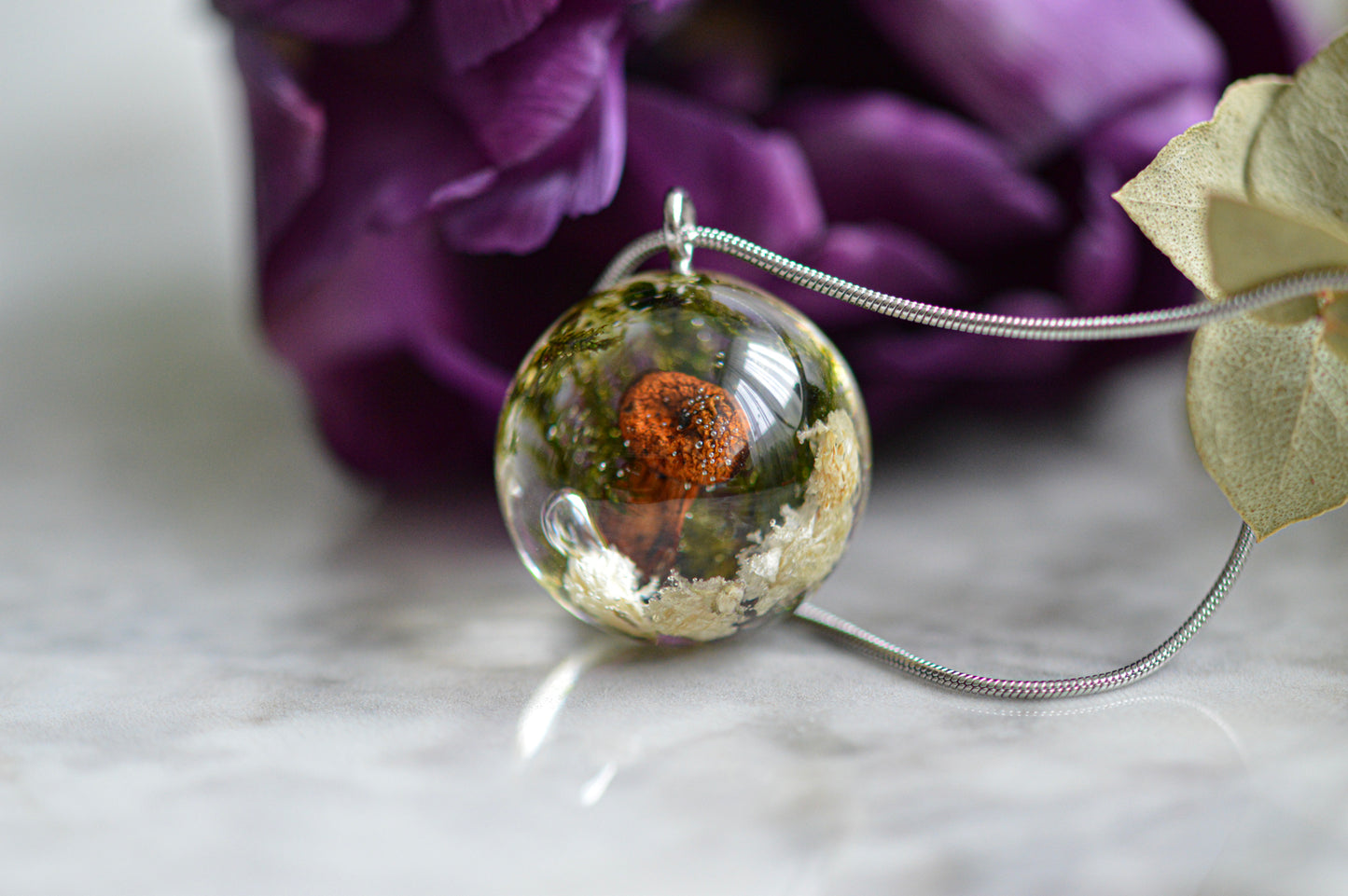 Czech forest necklace