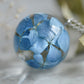 Real blue hydrangea necklace