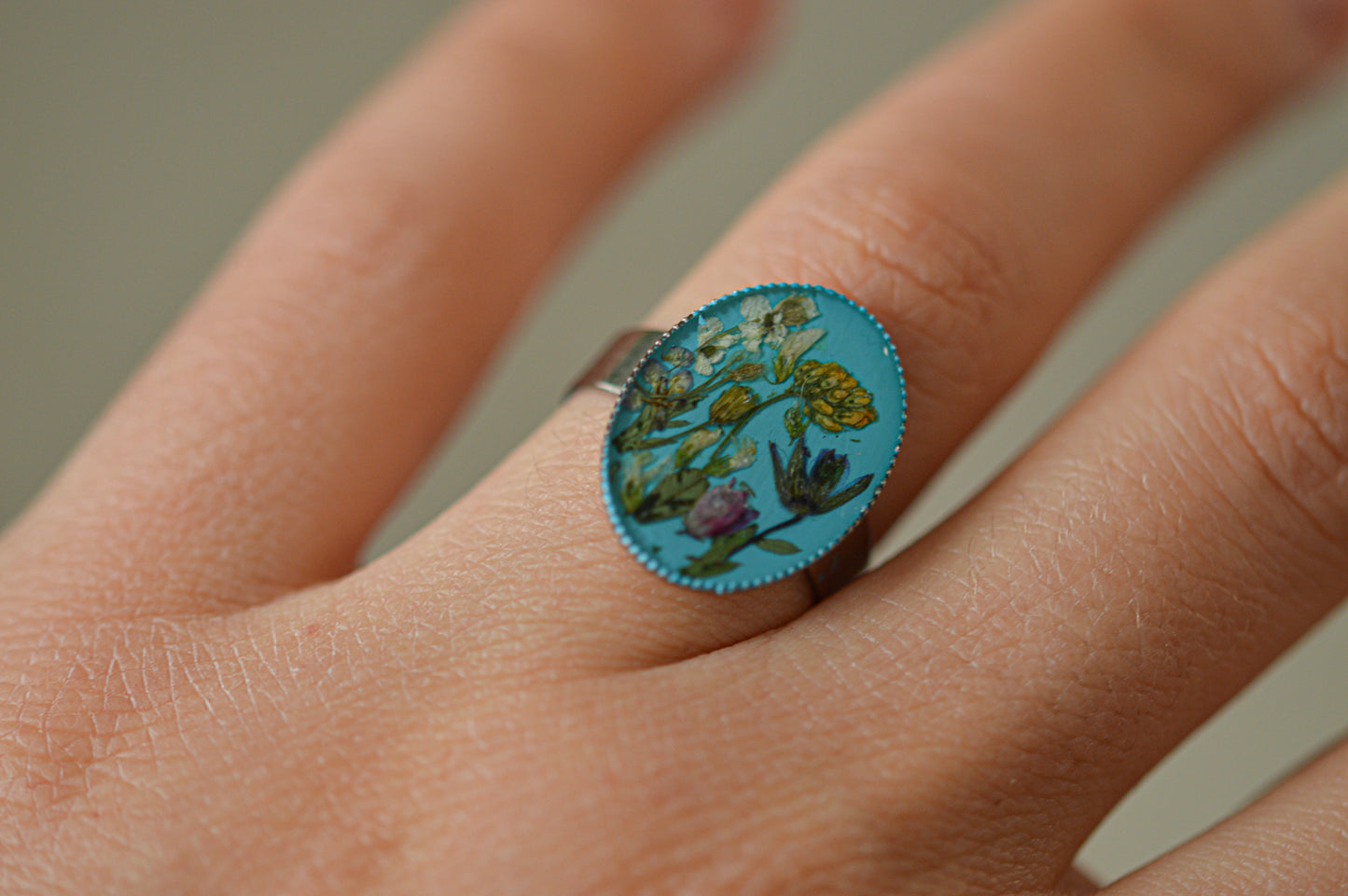 Unique floral ring