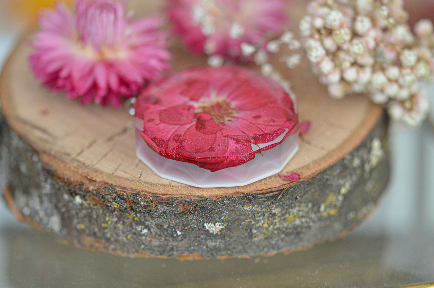 Red rose necklace