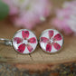 Heather flower earrings