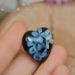 Heart floral brooch