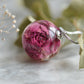 Natural rose necklace