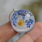 Summer floral necklace with daisy