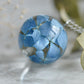 Real blue hydrangea necklace