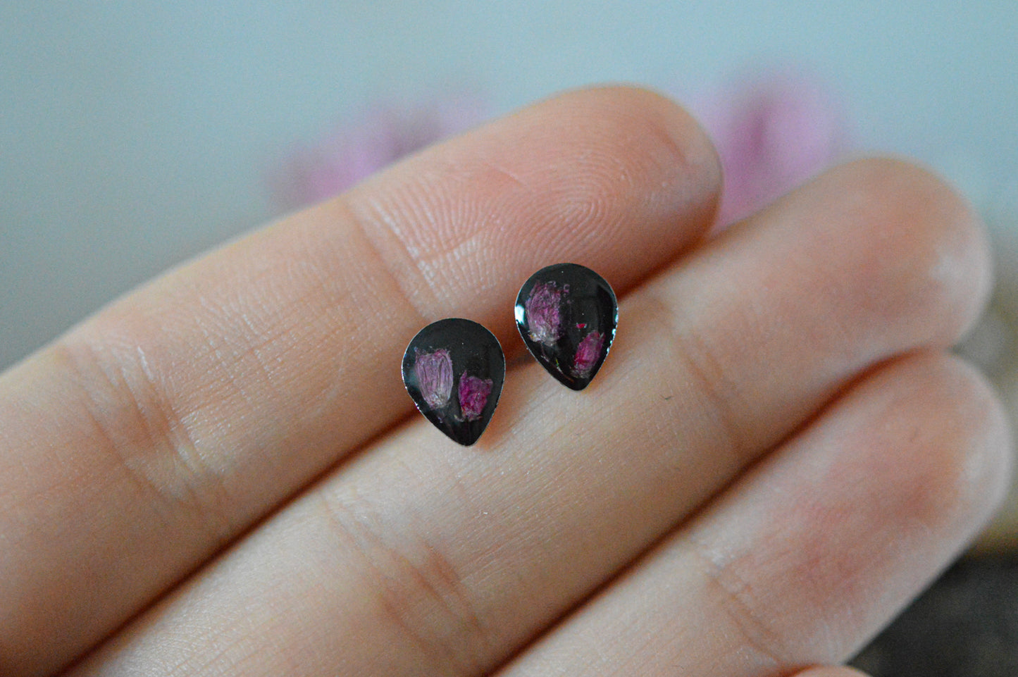 Heather drop earrings