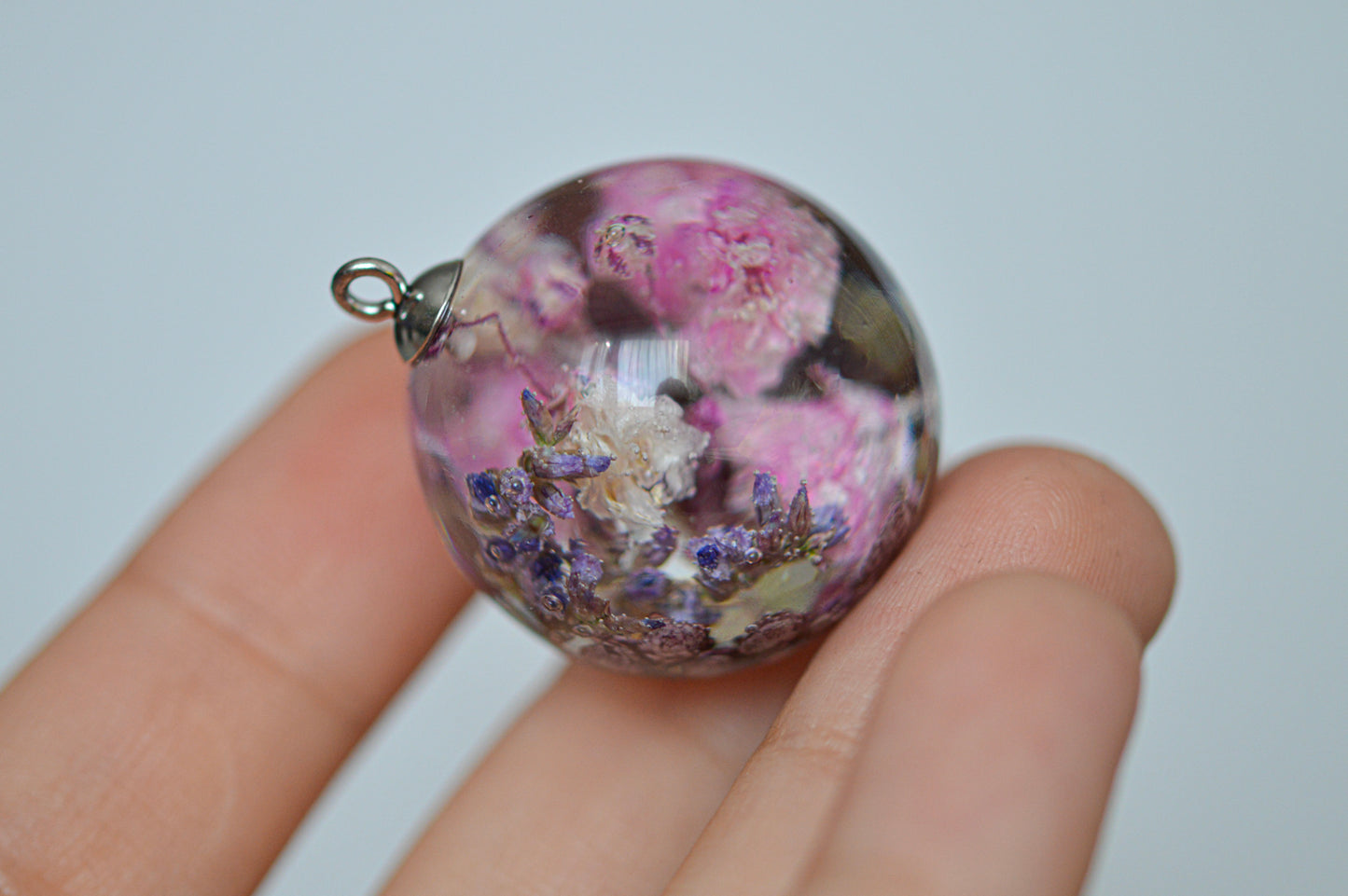 Lavender garden necklace