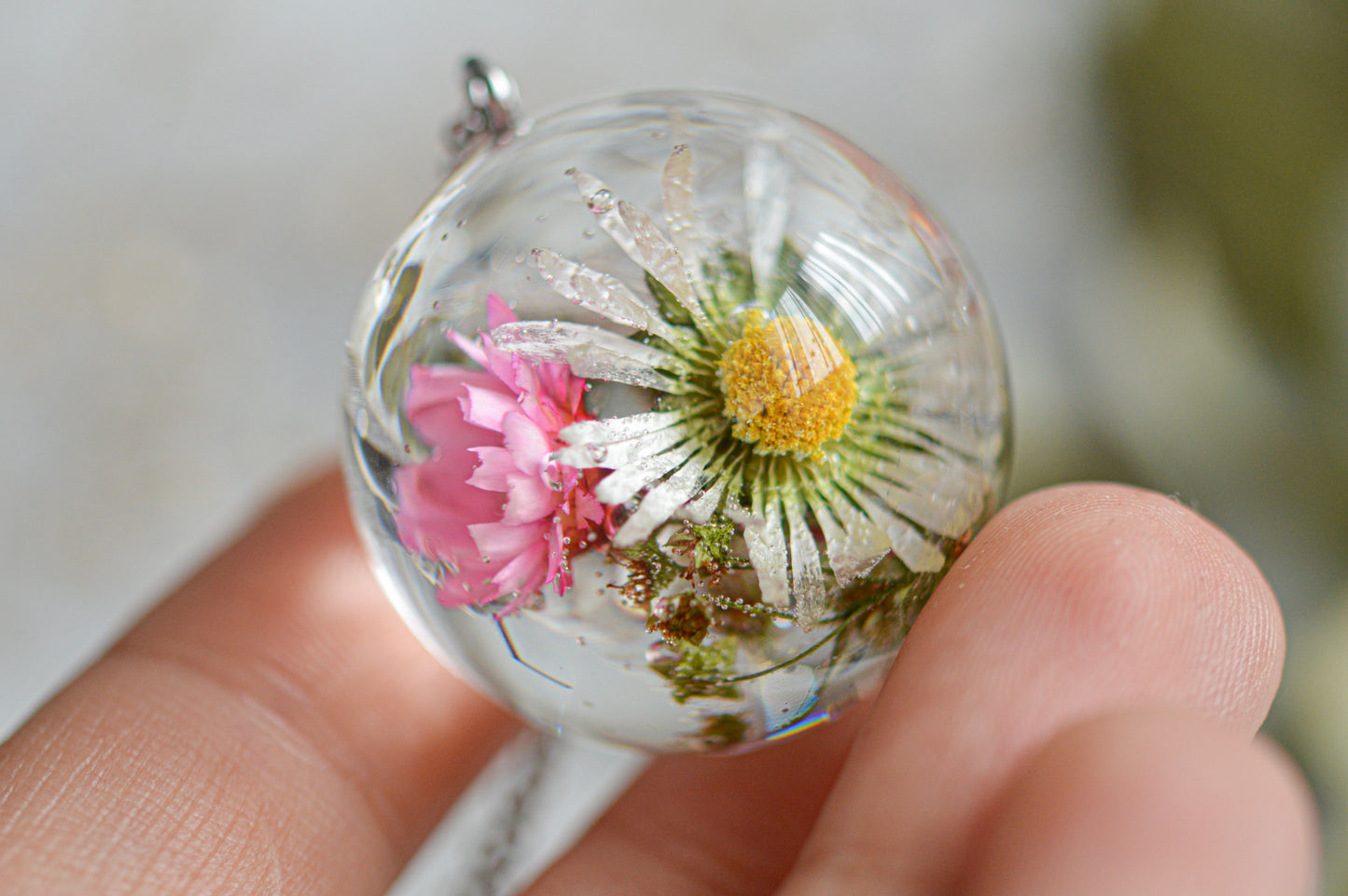 Beautiful floral necklace