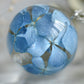 Real blue hydrangea necklace