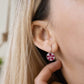 Heather flower earrings