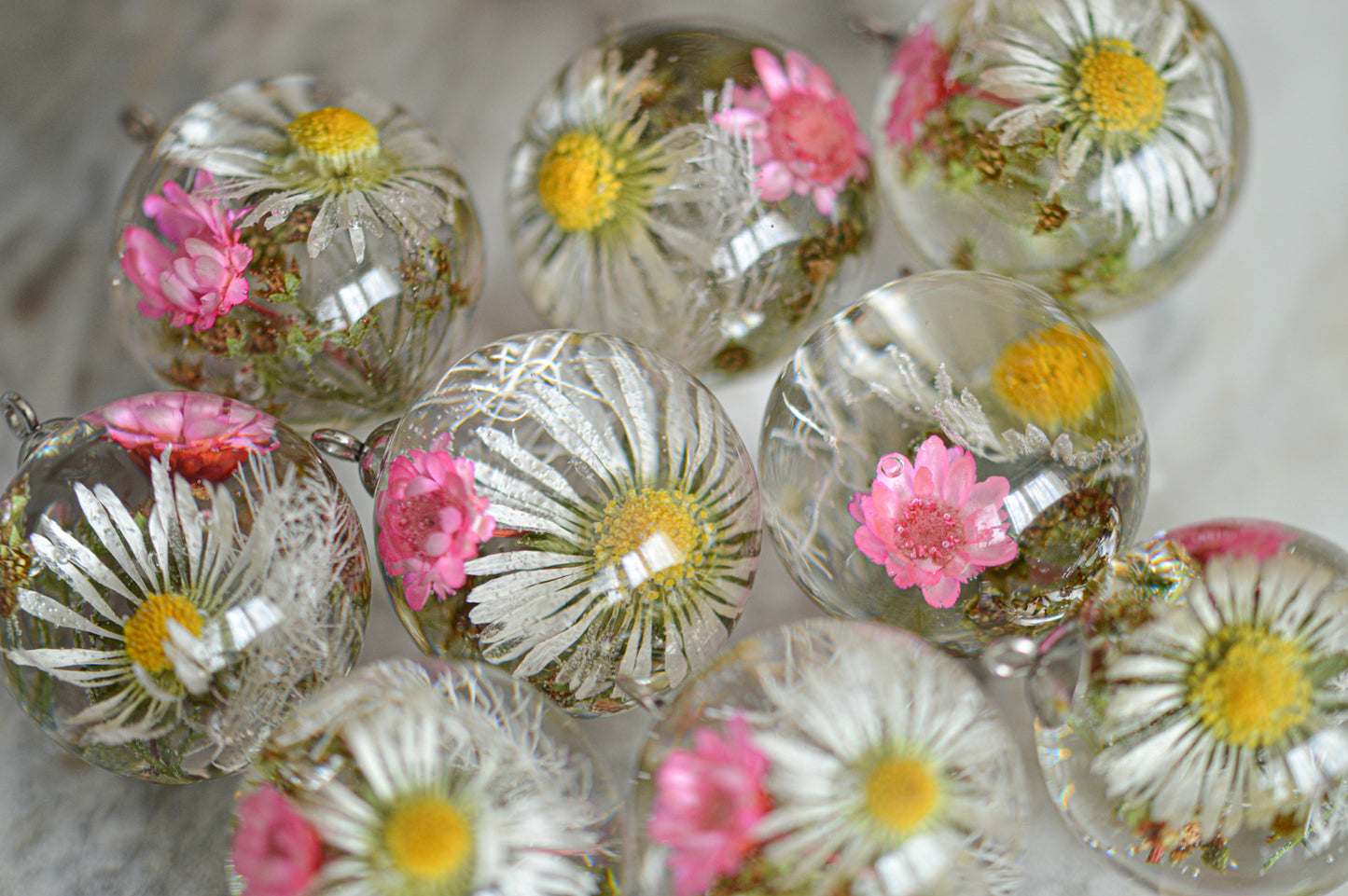 Wunderschöne florale Halskette