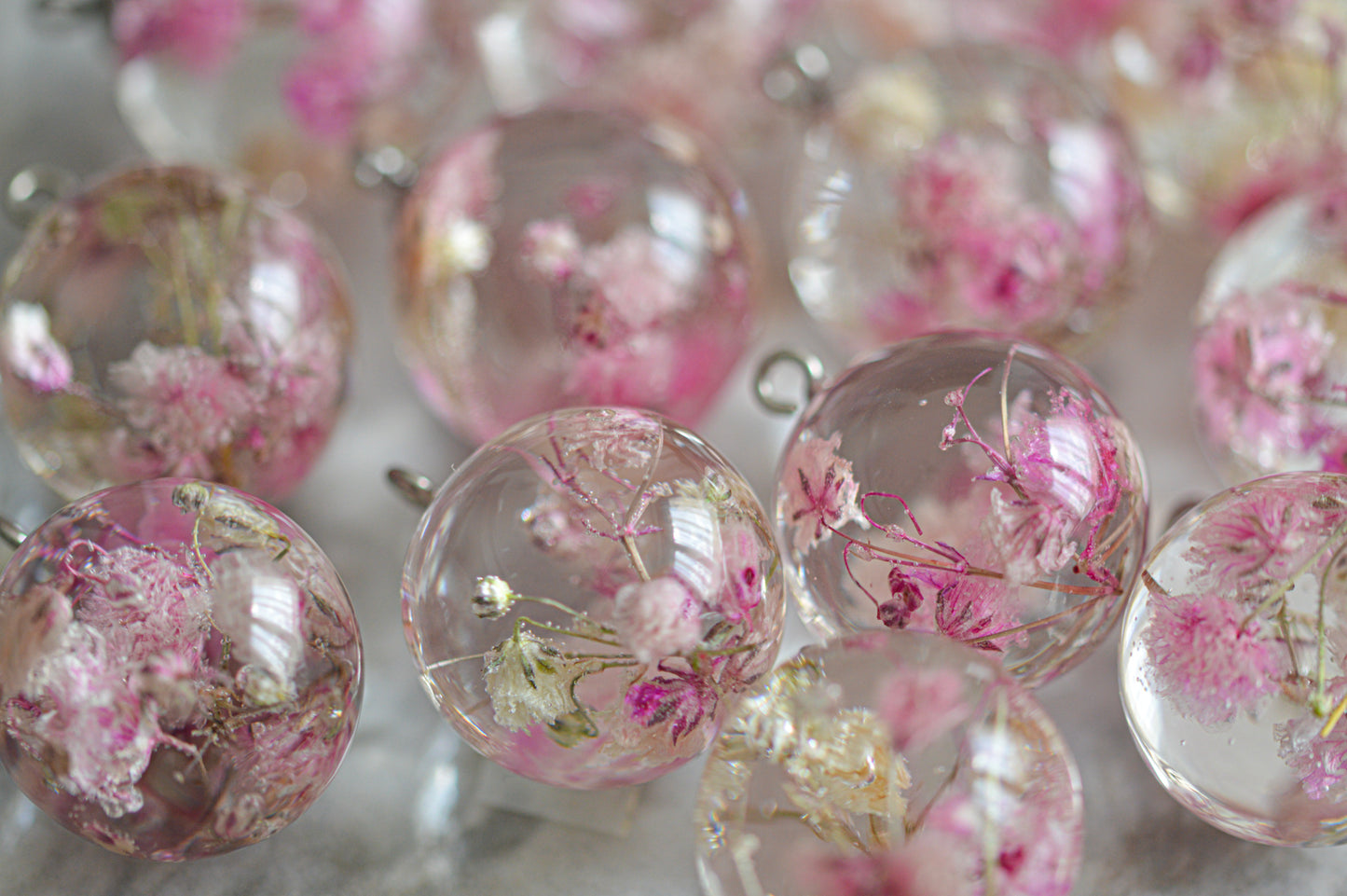 Gypsophila necklace